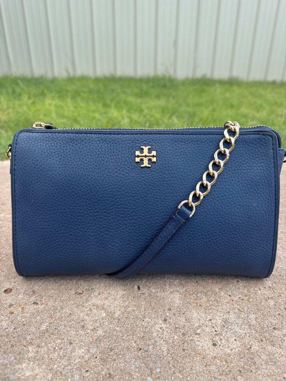 Tory Burch Carter Slim Crossbody Navy